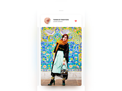 Fashion Week App app application card fashion ios iphone iran photo photography social ui ux