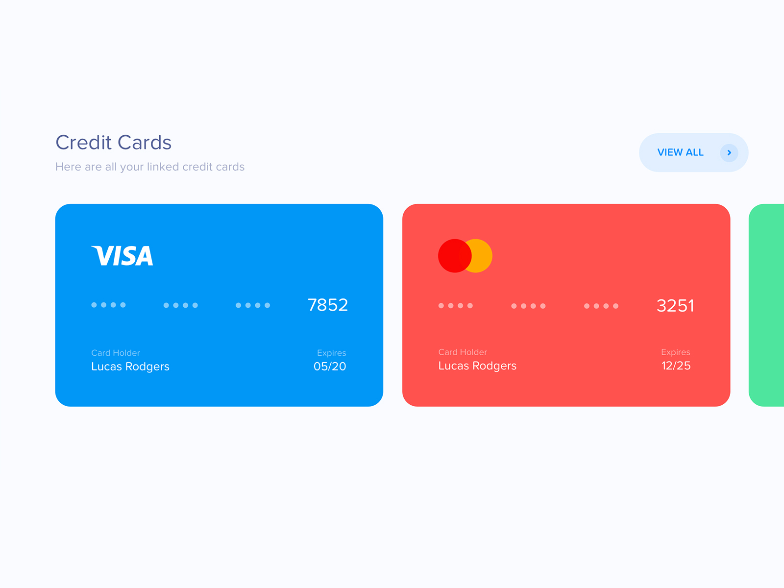 Credit Cards by Aryana Shakibaei on Dribbble