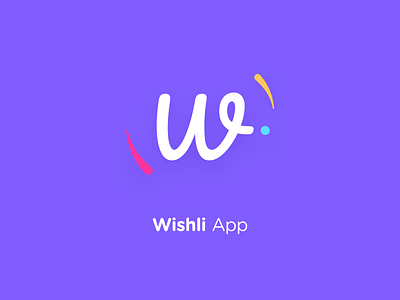 Wishli App - Logo app app branding app icon app icon design brand brand guideline branding design icon logo simple wish