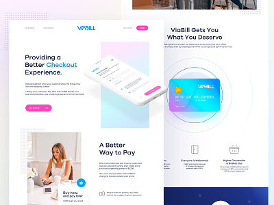 How It Works | Landing Page card clean flat gradient hiw how it works interface lander landing landing page minimal modern payment product design responsive design simple web web design website