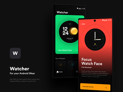 Watcher | The Watch Face App