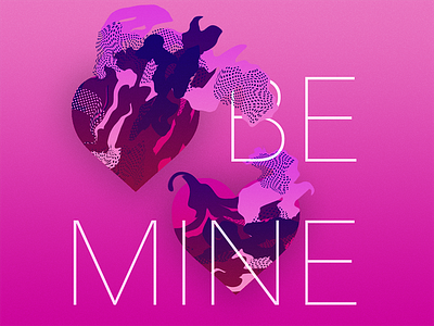 Be Mine be mine heart love valentines valentines day