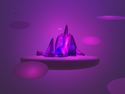 Taking off 3d experiement graphic lowpoly