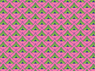 Pink and green pattern
