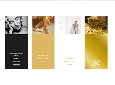 Prats Cosmetic Branding | Color Palette beauty brandbook branding cosmetics fancy gold golden luxury manual de identidade visual skincare visual identity visual identity brandbook