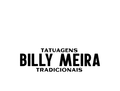 Logo | Billy Meira branding design logo tattoo tatuagem tatuagens visual identity