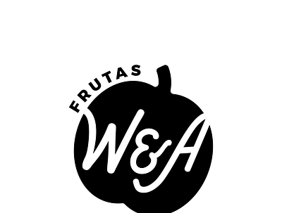 Logo | W&A Frutas ameixa apple branding design fruit fruits frutas logo maçã plum visual identity