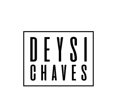 Logo | Deysi Chaves branding clean design geometric logo visual identity