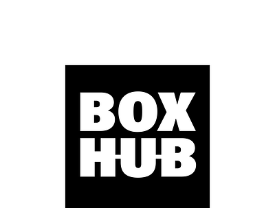Logo | Box Hub branding clean connected connection design geometric logo square visual identity
