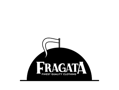 Logo | Fragata Clothing Company branding design flag logo nautical navy roupa sea sunrise sunset visual identity
