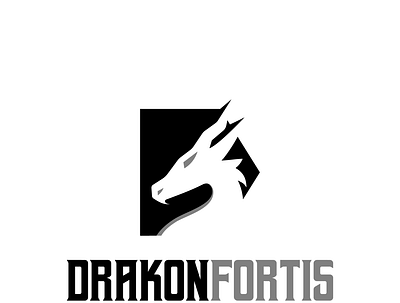 Logo | Drakon Fortis branding design dragon dragão logo medieval visual identity