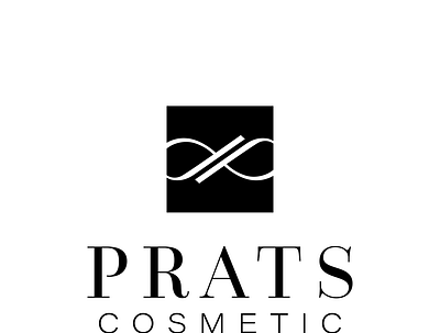Logo | Prats Cosmetic beauty branding classic clean design elegant infinity logo p logo visual identity