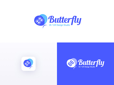 Logo agency app behance branding butterfly clean creative design design studio dribbble graphic design icon illustration inspiration logo logo design trend typography vector web