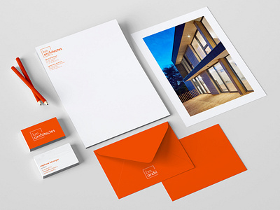 Bm Architectes Stationery set architecture brand design brand identity brand strategy branding branding concept branding design business card design card design letterhead logo logotype stationery