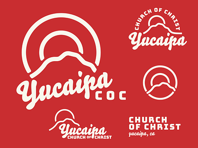 Yucaipa Church of Christ Brand Concept branding church church design church logo design illustration logo logos ui vector