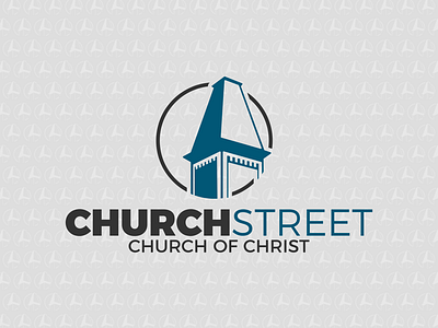 Church Street Church of Christ - Lewisburg, TN brand branding church church design church logo logo vector