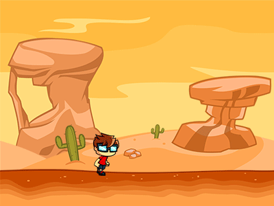 Desert Game Background - Parallax Demo adventure background cactus cartoon casual cliff desert download game premium rock