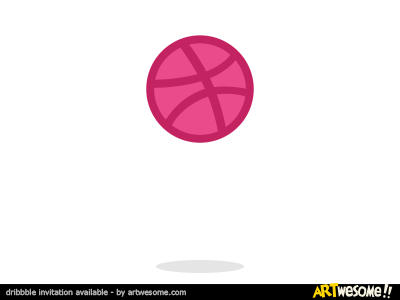 Two Dribbble Invitations Available animation ball basket ball dribbble invitation logo