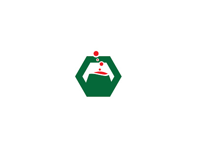 Algerian Chemicals Company algerian chemicals design green icon logo red symbol