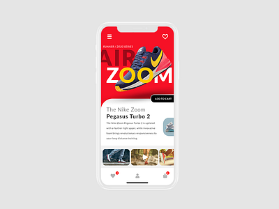 Product Page adidas app design e commerce e shop logo mobile mobile ui nike product red runner running shoes shop shopping shopping app ui user user interface