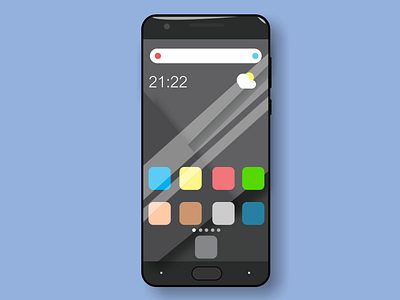 Handphone design handphone hp illustration ui