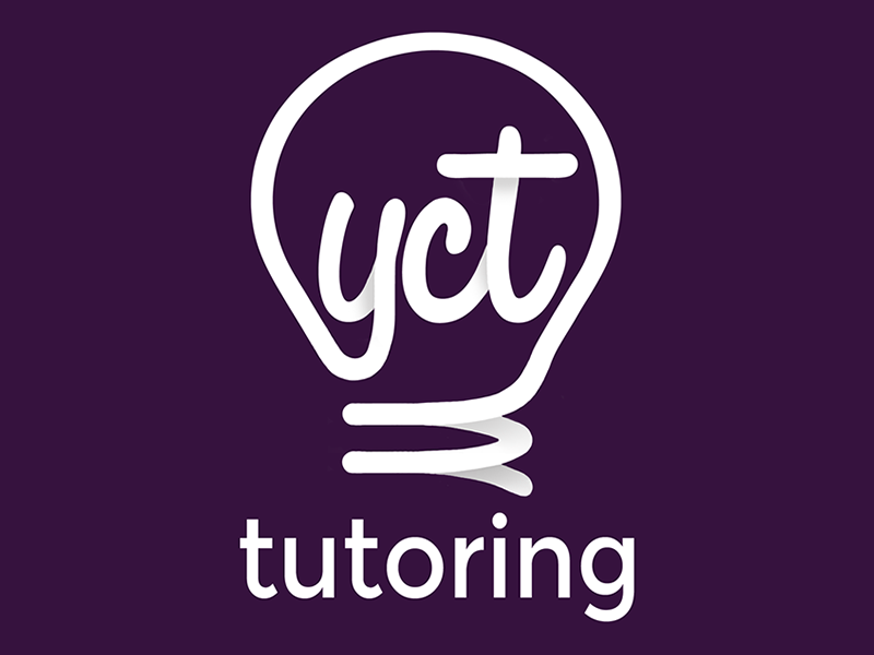 YCT Tutoring Logo logo iconography icon vector lettering lettering typography