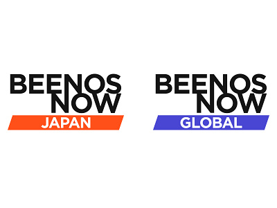 BEENOS NOW graphic logo typography