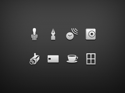 Icon Set for Security SDK camera coffee glyph glyphs icon icons iconset security set timestamp ui user interface
