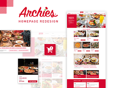 Archies Redesign Dribbble microinteraction redesign ui ux web design