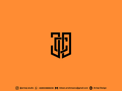 JCD Monogram Logo apparel branding design graphic design logo logodesign monogram typography