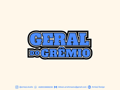 Geral Do Gremio Stiker Design