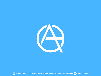 AQ Monogram Logo Design apparel branding design graphic design illustration logo logodesign monogram typography