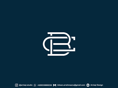 BC Monogram Logo Design apparel branding design graphic design illustration logo logodesign monogram typography