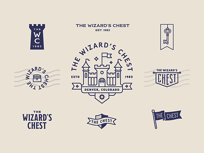 The Wizard's Chest – Logo Set