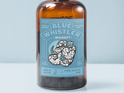 Blue Whistler Whiskey