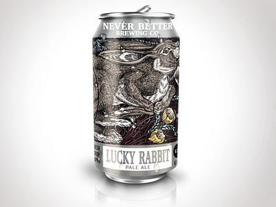 Never Better Can Design beer can beer label illustraion label design