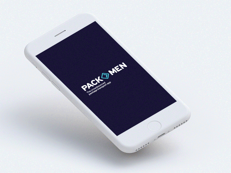Packmen Onboarding app design ios onboarding photo smooth transition ui