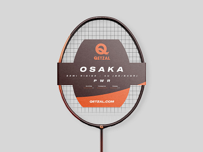 Qetzal brand - badminton rackets