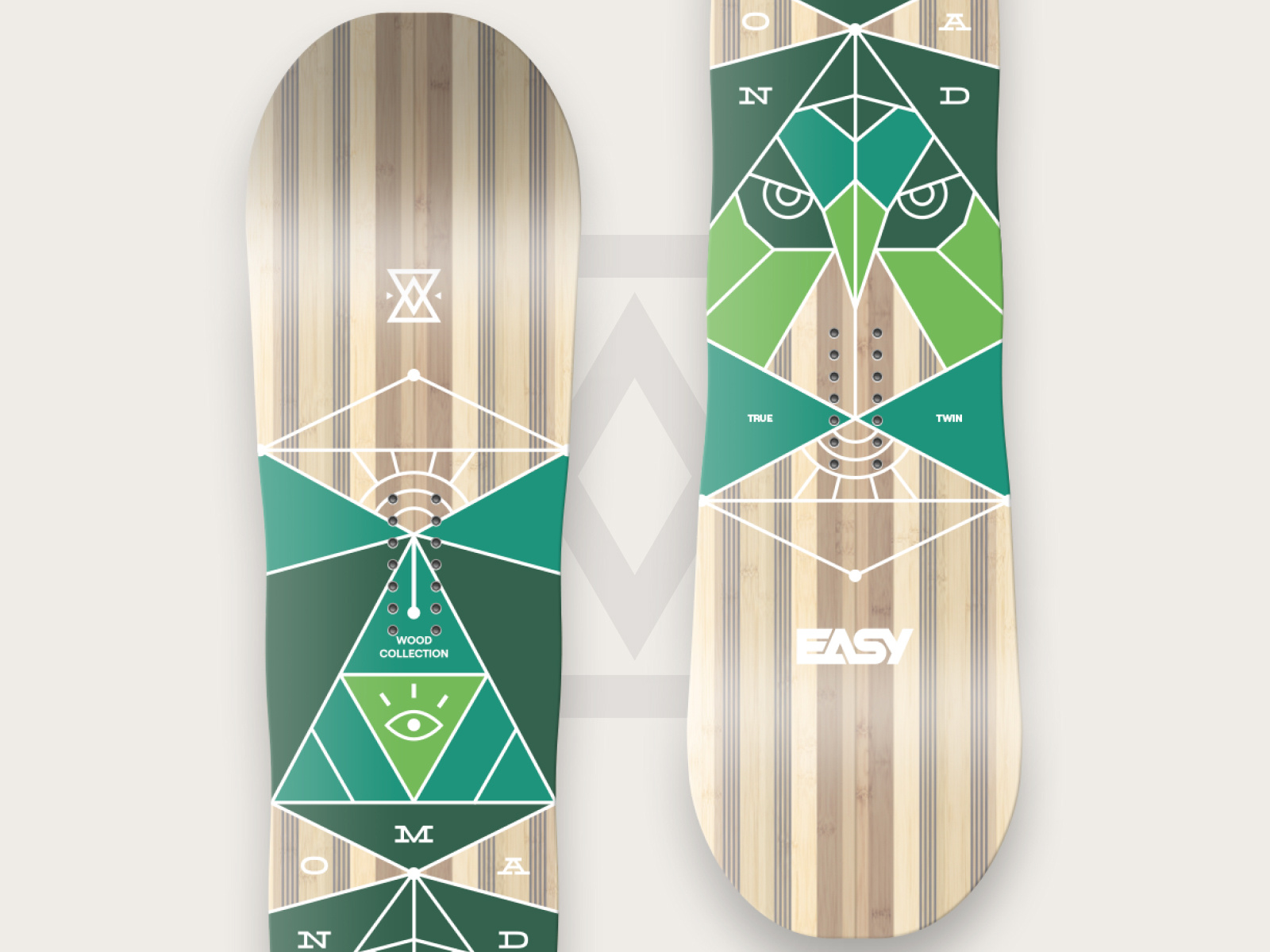 Easy Snowboards 20/21 Nomad by Thomas Le Mouellic on Dribbble