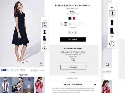 ME+EM Product screen ecommerce fashion product