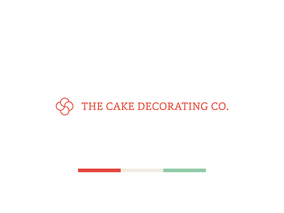 The Cake Decorating Co. logo cake colour palette decorating logo