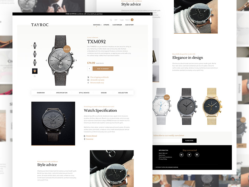 Tayroc Product by JH on Dribbble