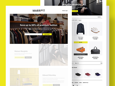 Marrkt Concept ecommerce fashion