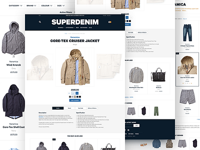 Superdenim product ecommerce fashion