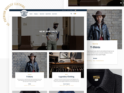 Real McCoy's Home ecommerce fashion home homepage