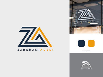 ZARGHAM ADELI  Logo design