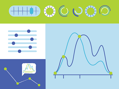 Data chart data data visualization design icon illustration lineart