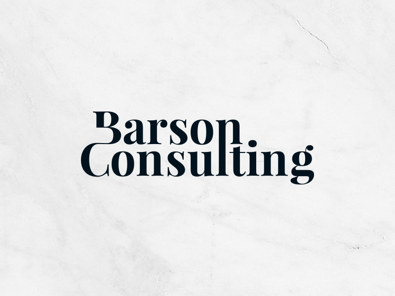Barson Consulting Logo logodesign swedish consulting design identity logotyp branding logo
