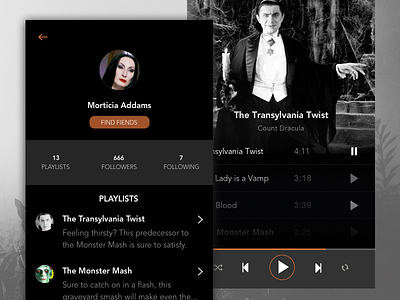 Hauntify Music Player