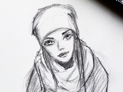 2018 02 24 Girl Face Sketch
